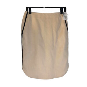 Troubadour Women's Wool Motte Pencil Skirt Size 4 NEW Champagne Preppy Office